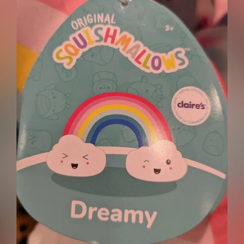 NWT Dreamy the Rainbow 🌈 & Cloud ☁️ Squishmallow 18